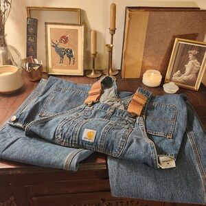 Carhartt Vintage Classic Blue Denim Overalls
